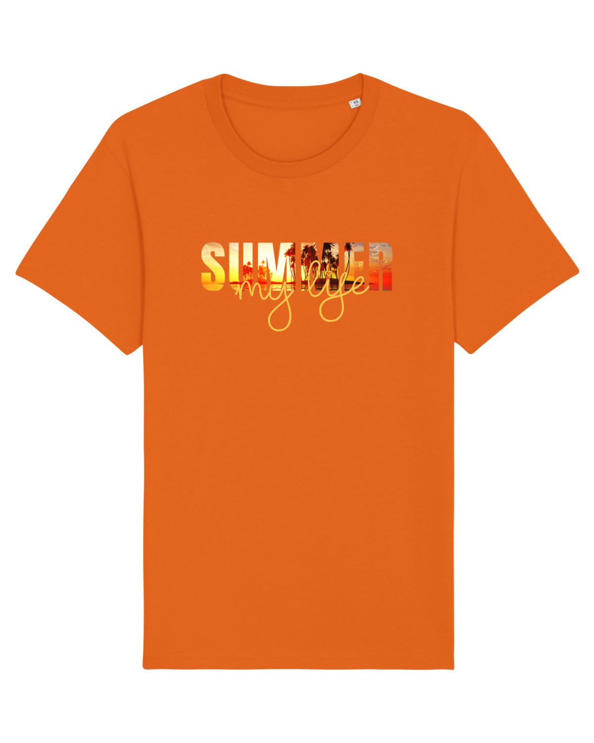 Tricou mânecă scurtă Unisex Rocker Bright Orange