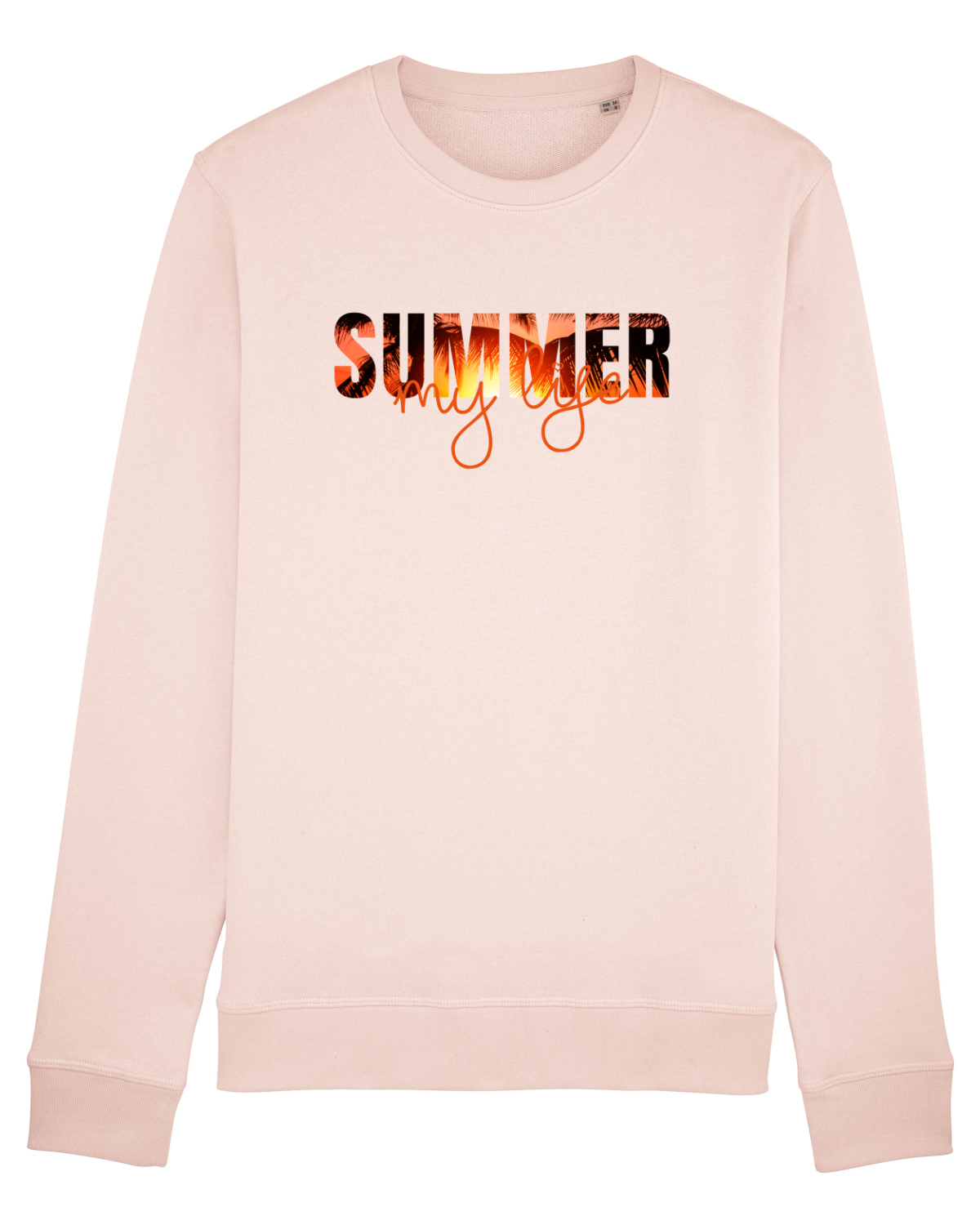 Bluză mânecă lungă Unisex Rise Candy Pink