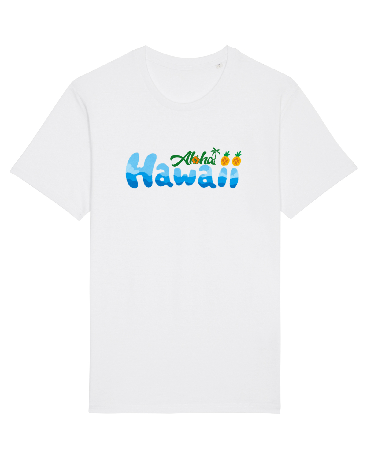 Tricou mânecă scurtă Unisex Rocker White