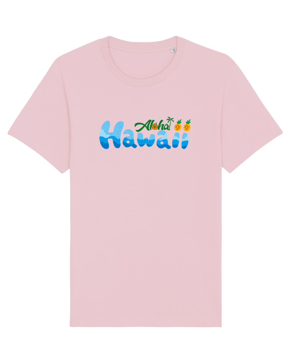 Tricou mânecă scurtă Unisex Rocker Cotton Pink