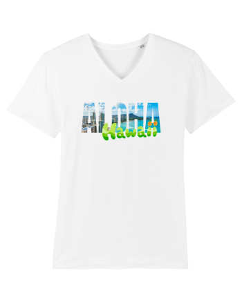 Aloha Hawaii  White