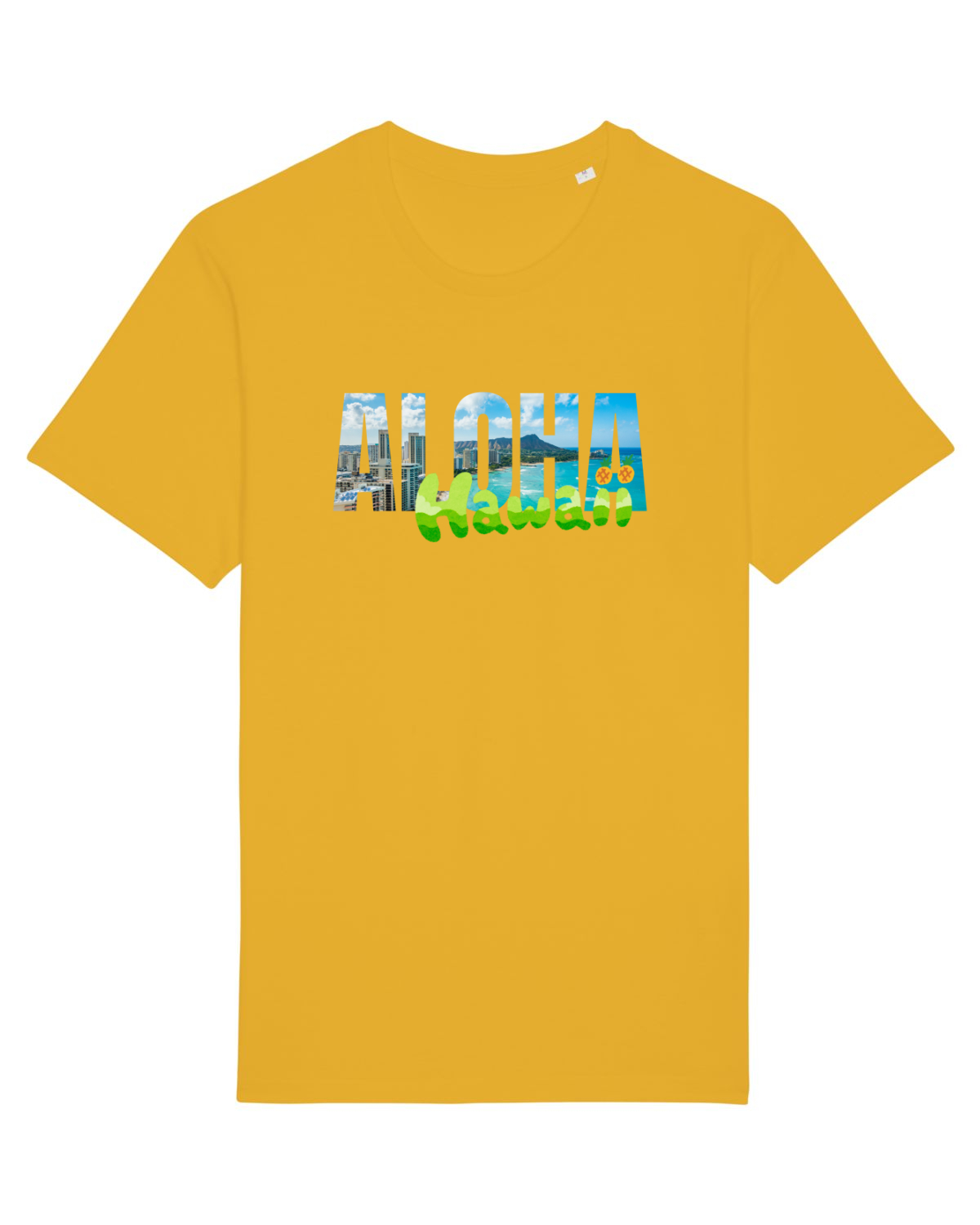 Tricou mânecă scurtă Unisex Rocker Spectra Yellow