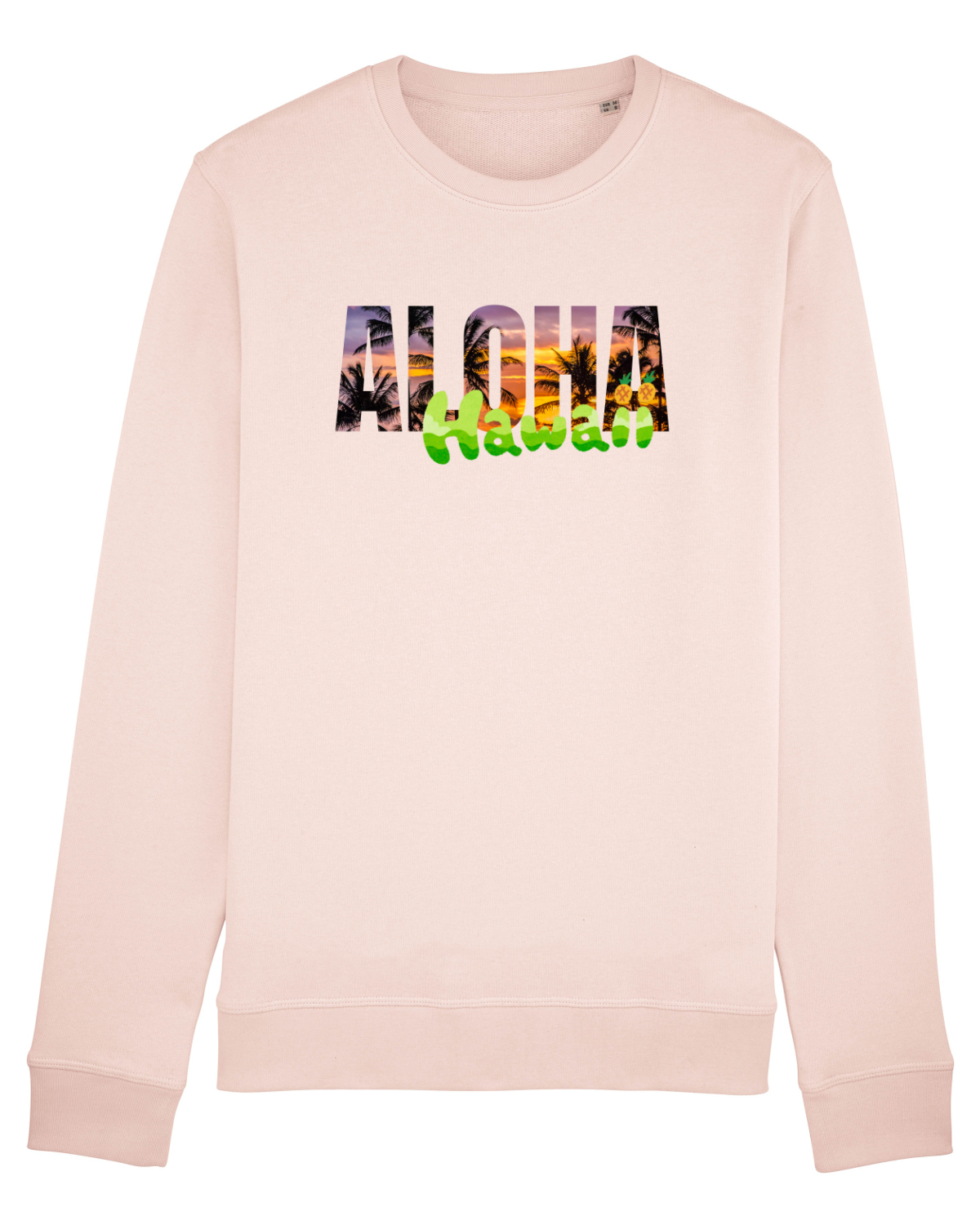 Bluză mânecă lungă Unisex Rise Candy Pink