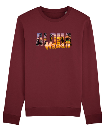 Aloha Hawaii  Burgundy