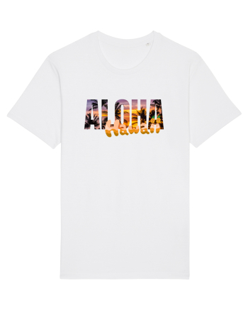 Aloha Hawaii  White