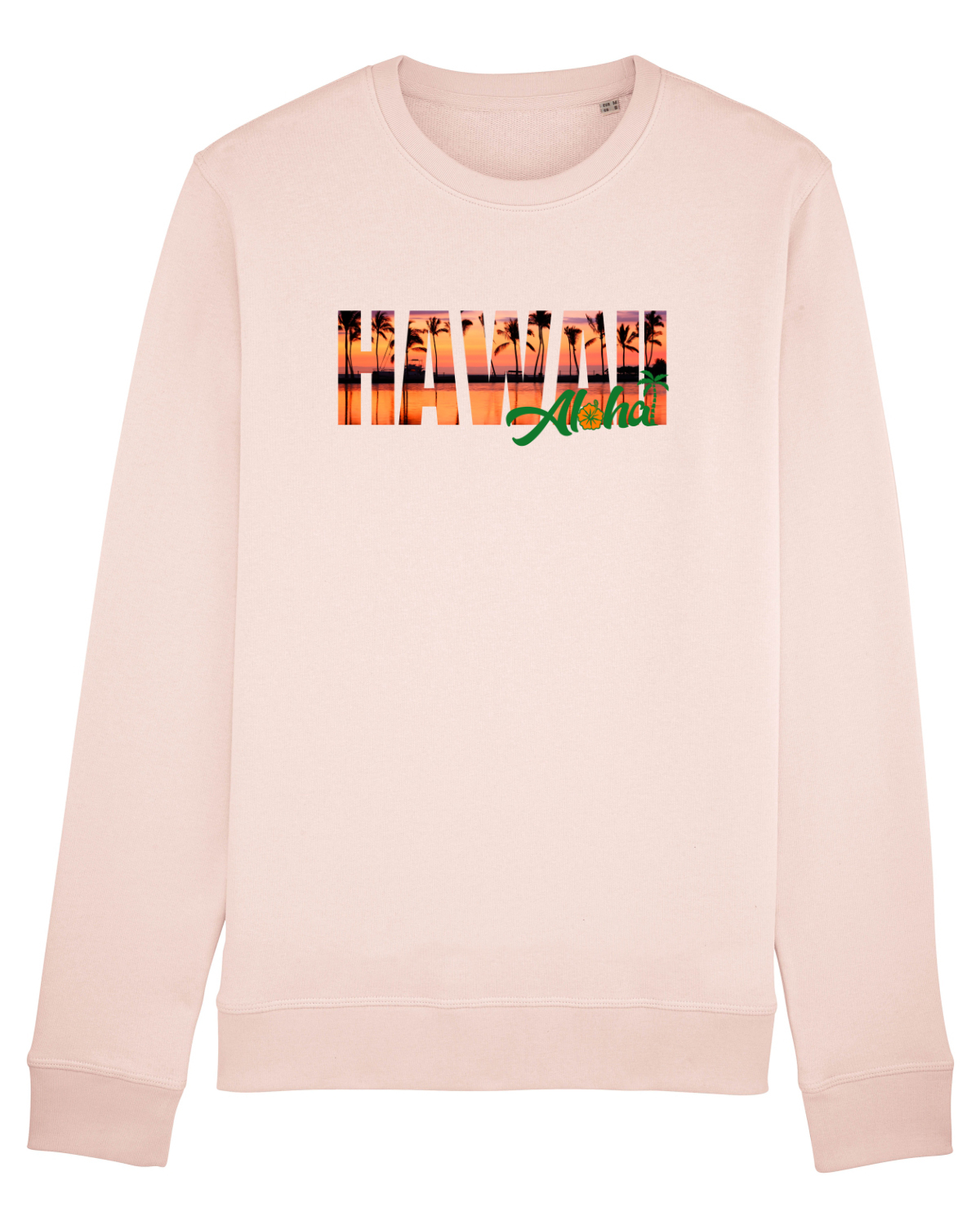 Bluză mânecă lungă Unisex Rise Candy Pink