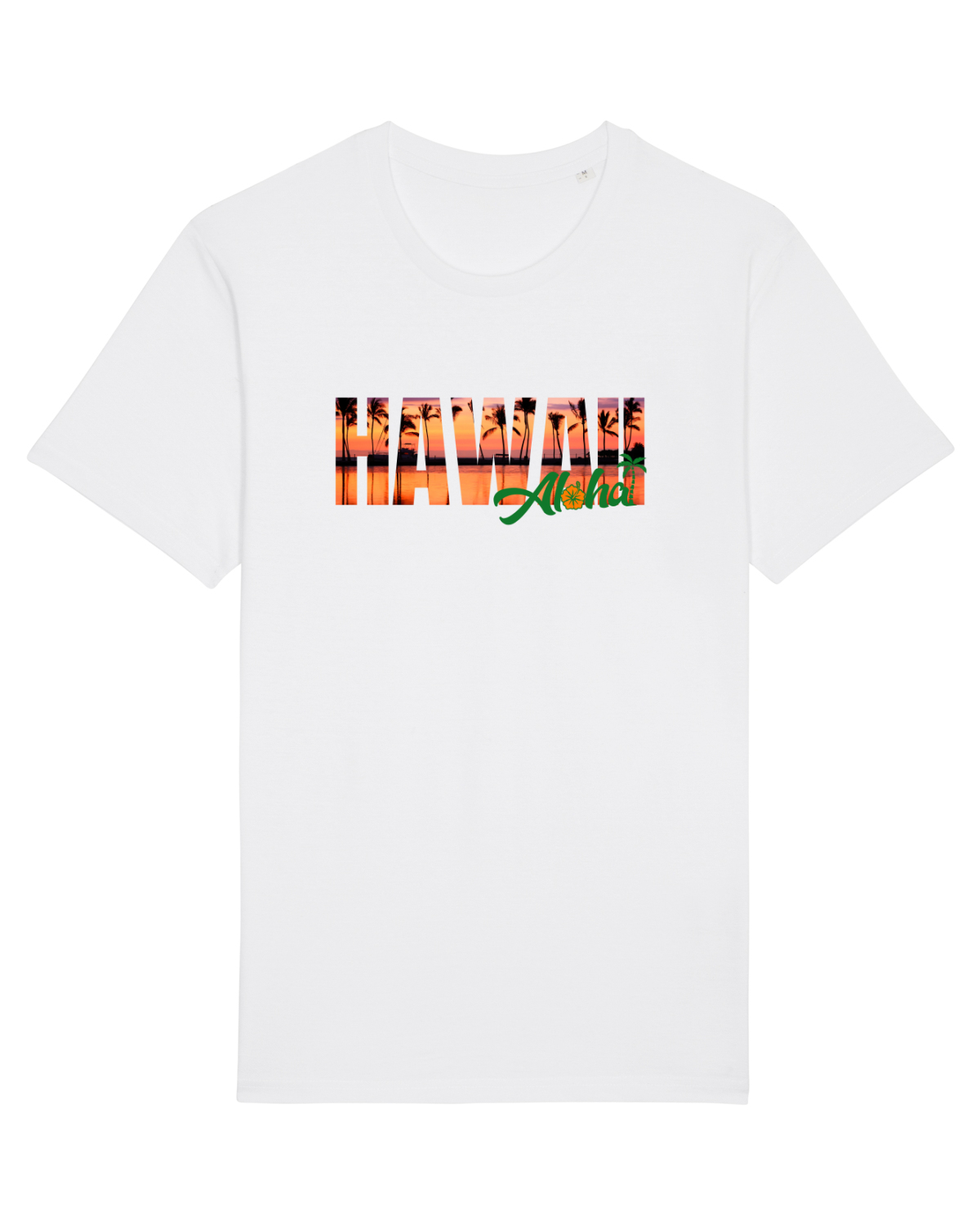 Tricou mânecă scurtă Unisex Rocker White