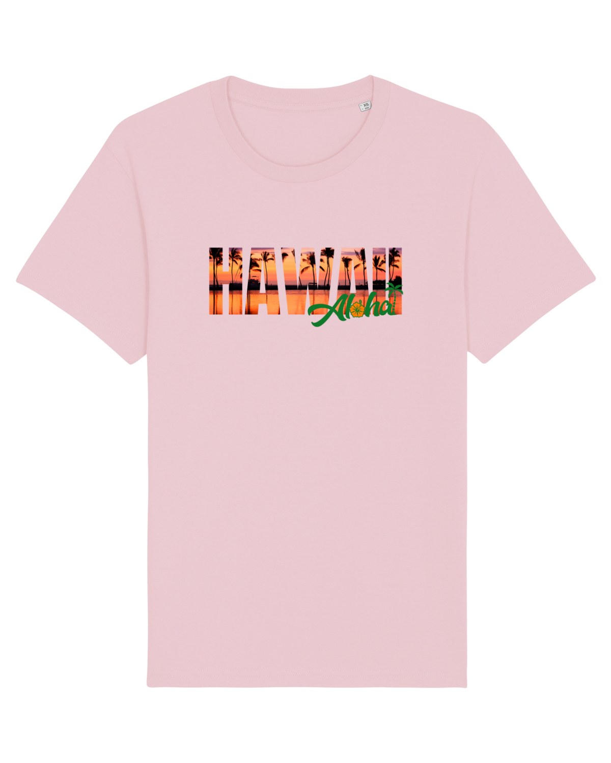 Tricou mânecă scurtă Unisex Rocker Cotton Pink