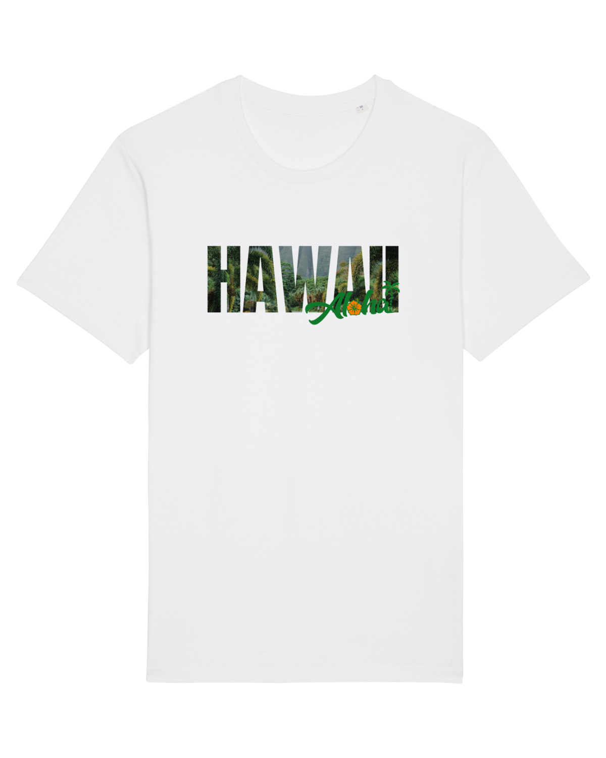 Tricou mânecă scurtă Unisex Rocker White