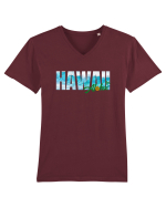 Hawaii  Tricou mânecă scurtă guler V Bărbat Presenter