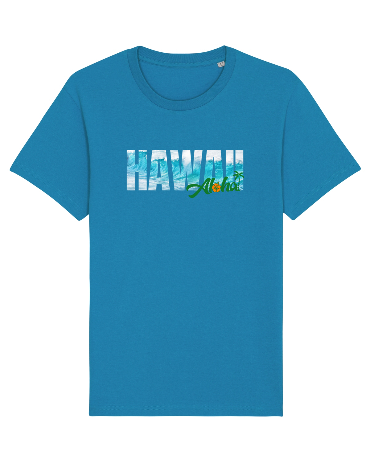 Tricou mânecă scurtă Unisex Rocker Azur