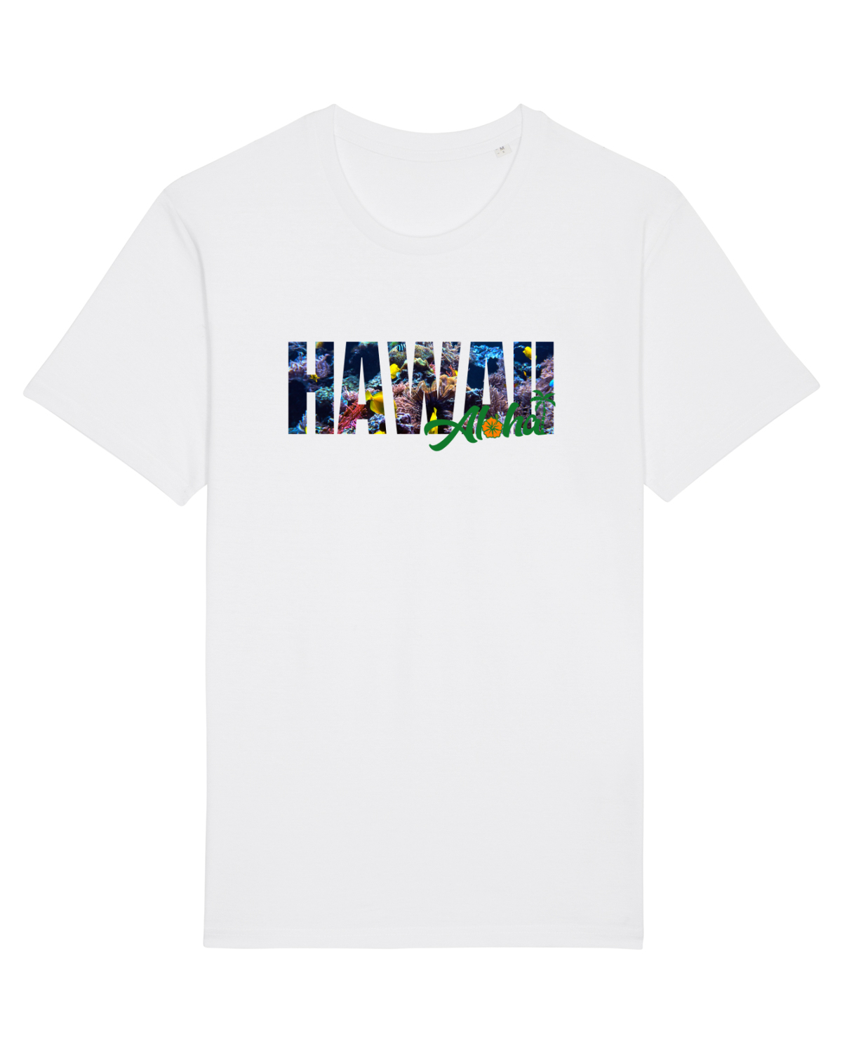 Tricou mânecă scurtă Unisex Rocker White