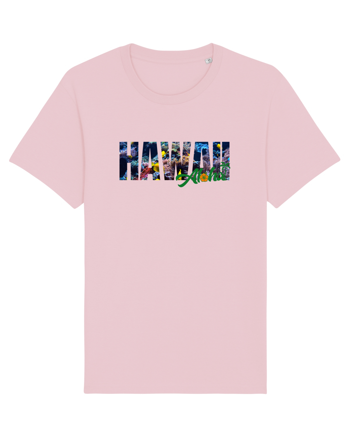 Tricou mânecă scurtă Unisex Rocker Cotton Pink