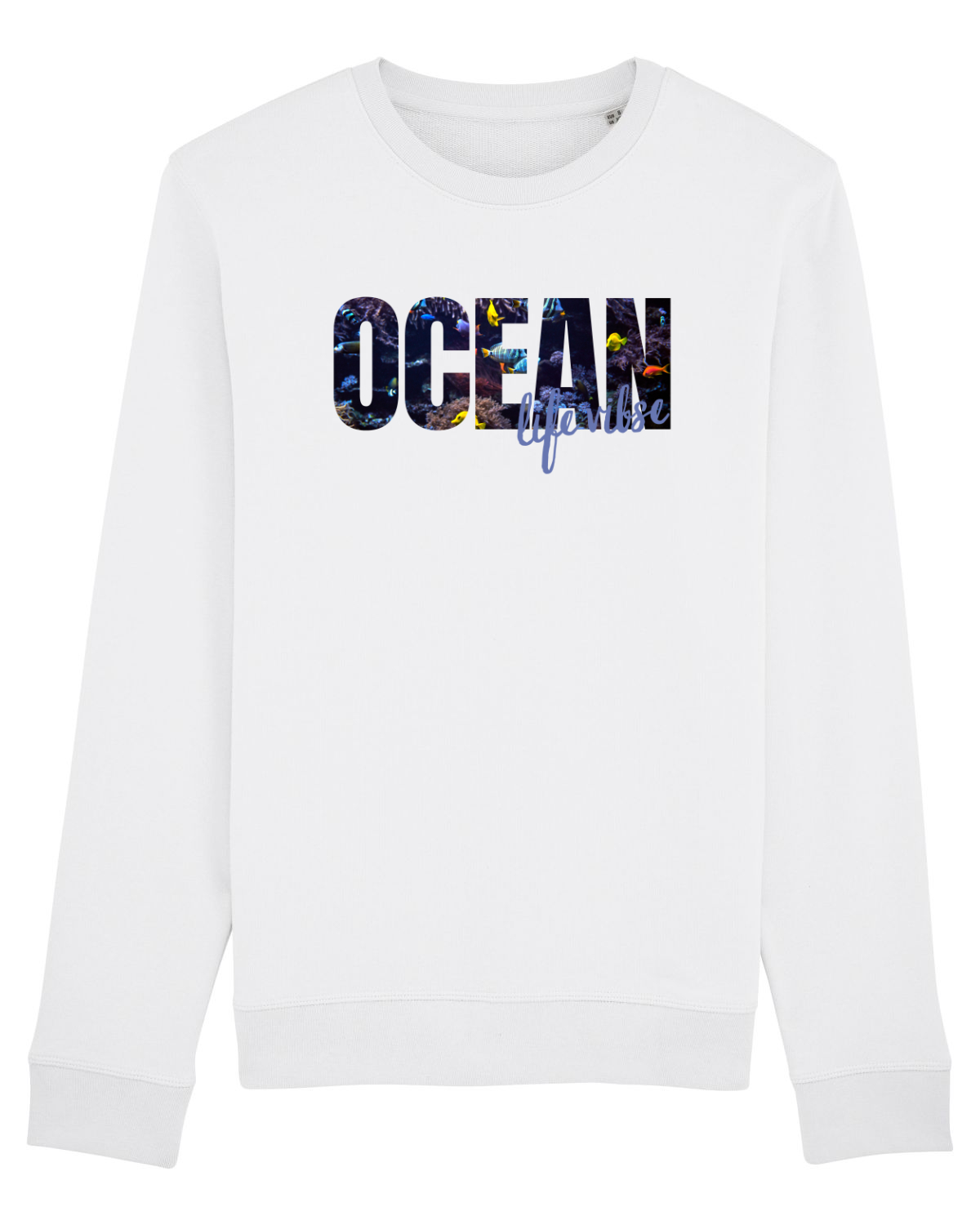 Bluză mânecă lungă Unisex Rise White