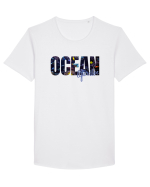 Ocean  Tricou mânecă scurtă guler larg Bărbat Skater