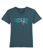 Ocean  Tricou mânecă scurtă guler V Bărbat Presenter