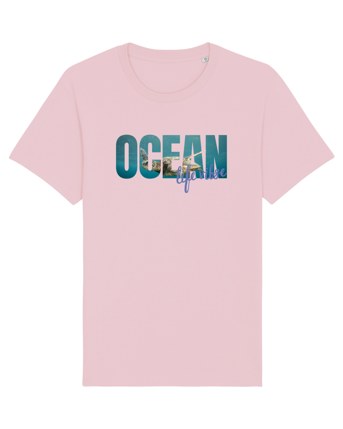 Tricou mânecă scurtă Unisex Rocker Cotton Pink