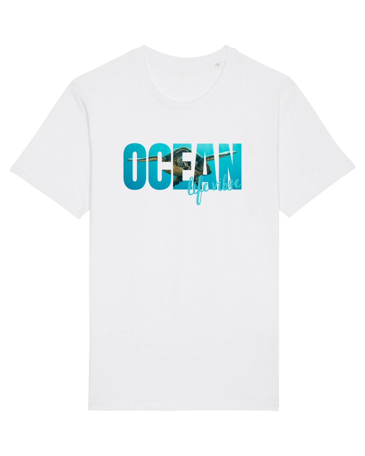 Tricou mânecă scurtă Unisex Rocker White