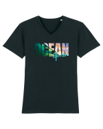 Ocean  Tricou mânecă scurtă guler V Bărbat Presenter