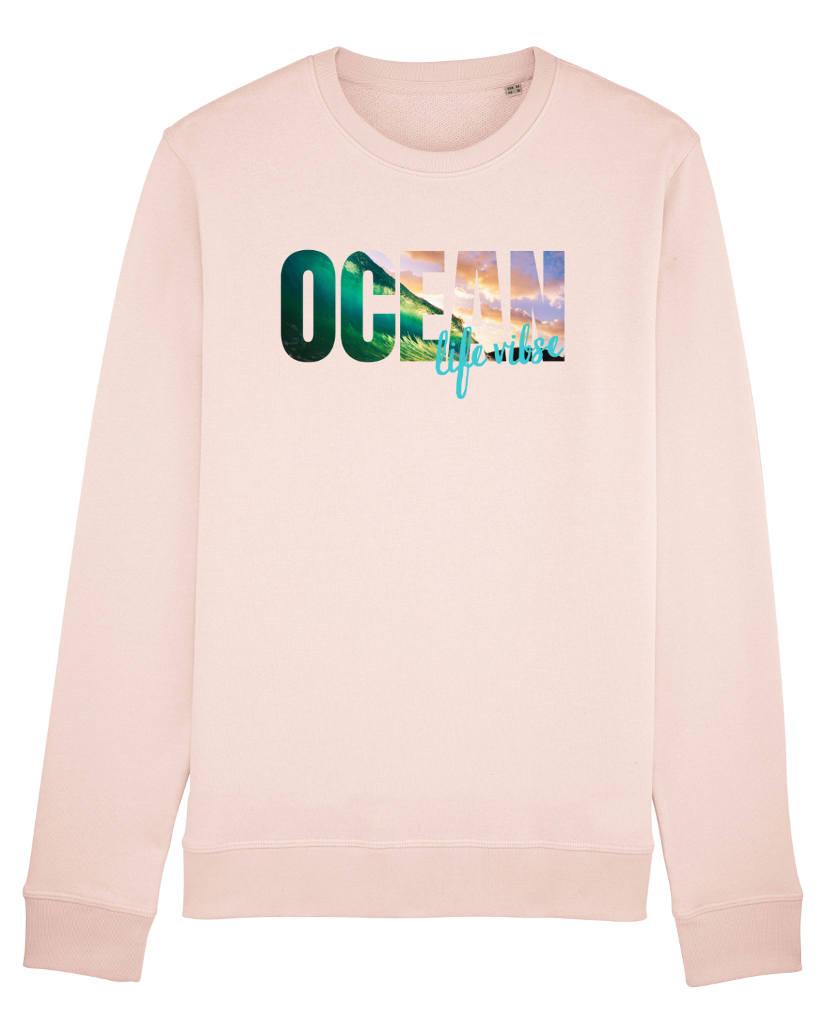 Bluză mânecă lungă Unisex Rise Candy Pink
