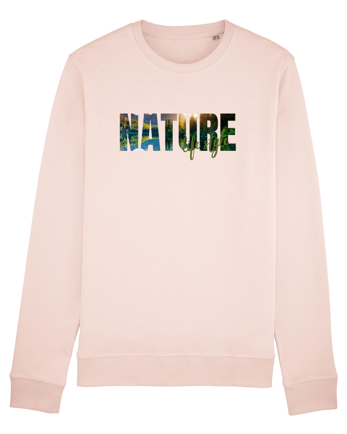Bluză mânecă lungă Unisex Rise Candy Pink