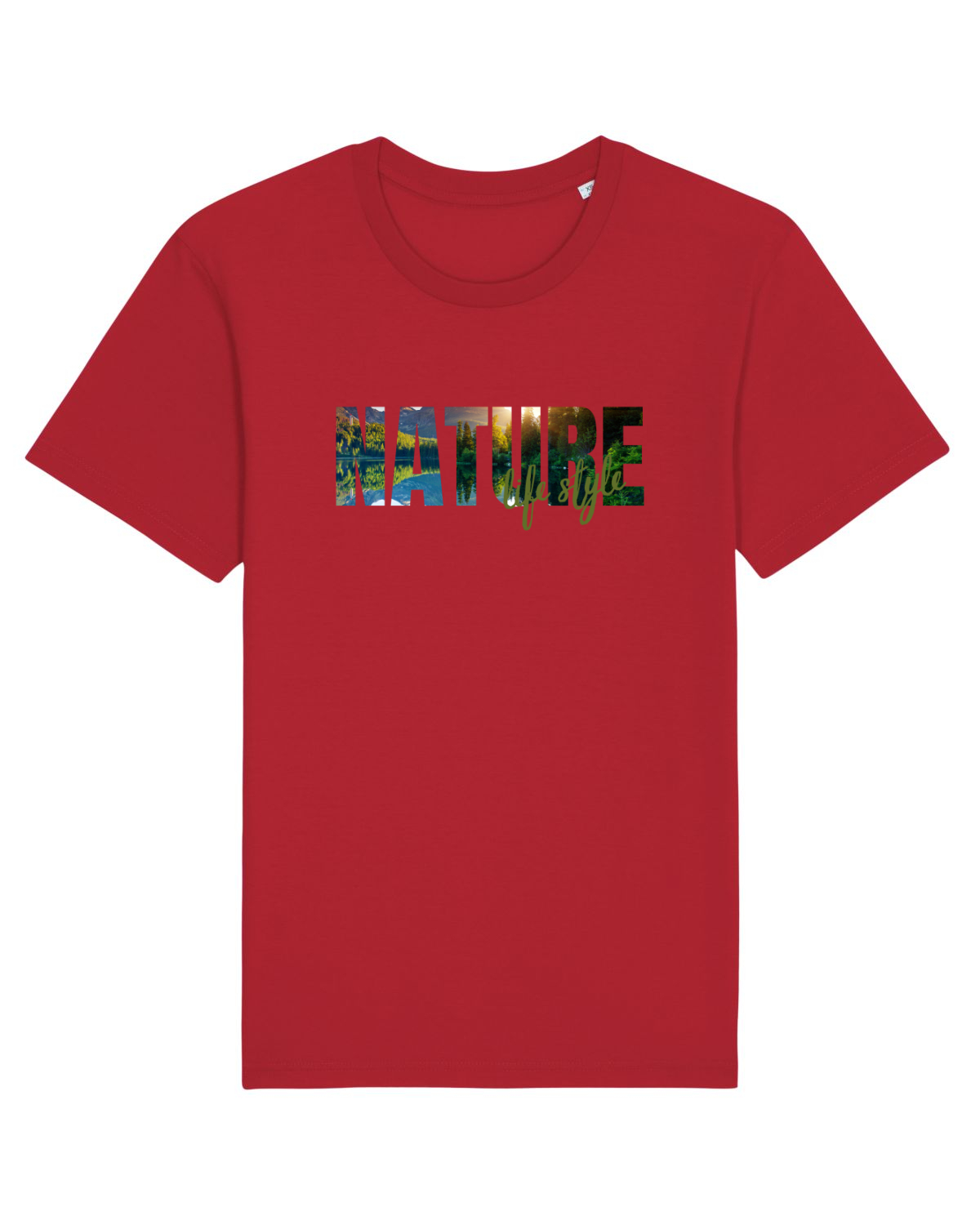 Tricou mânecă scurtă Unisex Rocker Red