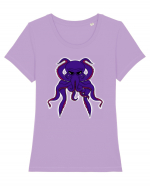 Octopus Tricou mânecă scurtă guler larg fitted Damă Expresser