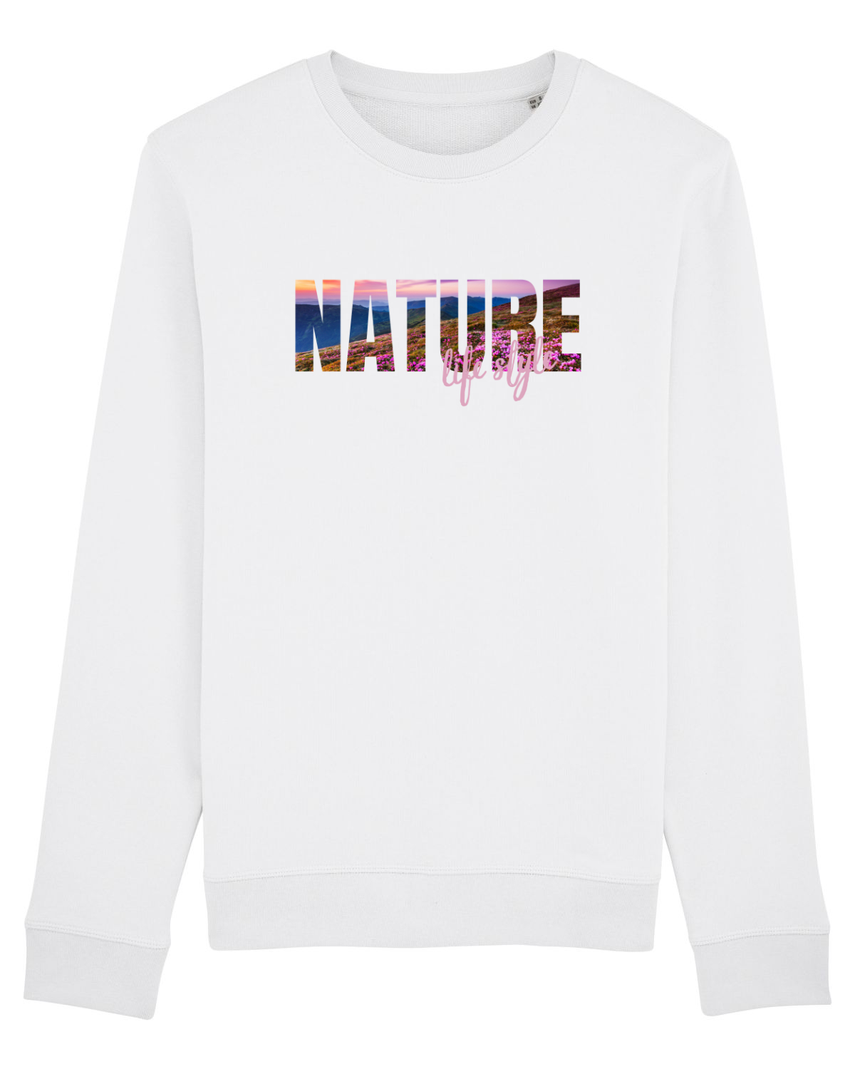 Bluză mânecă lungă Unisex Rise White