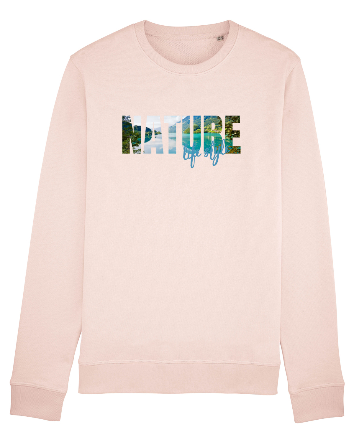 Bluză mânecă lungă Unisex Rise Candy Pink
