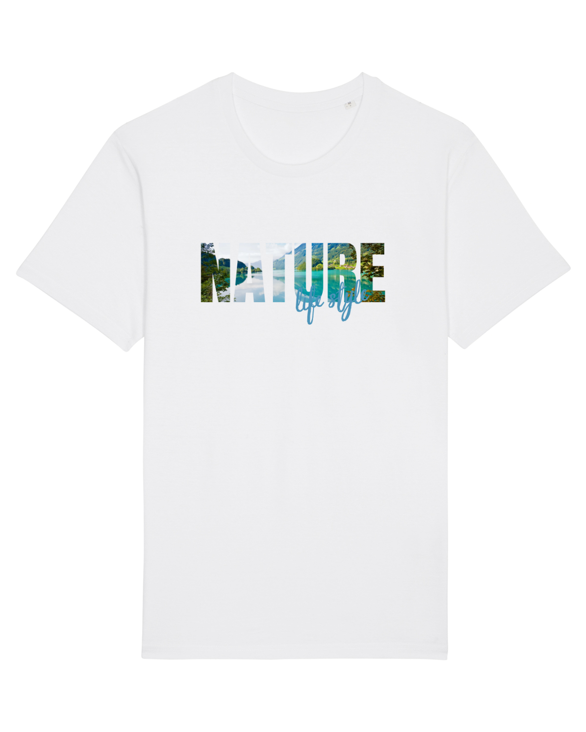 Tricou mânecă scurtă Unisex Rocker White