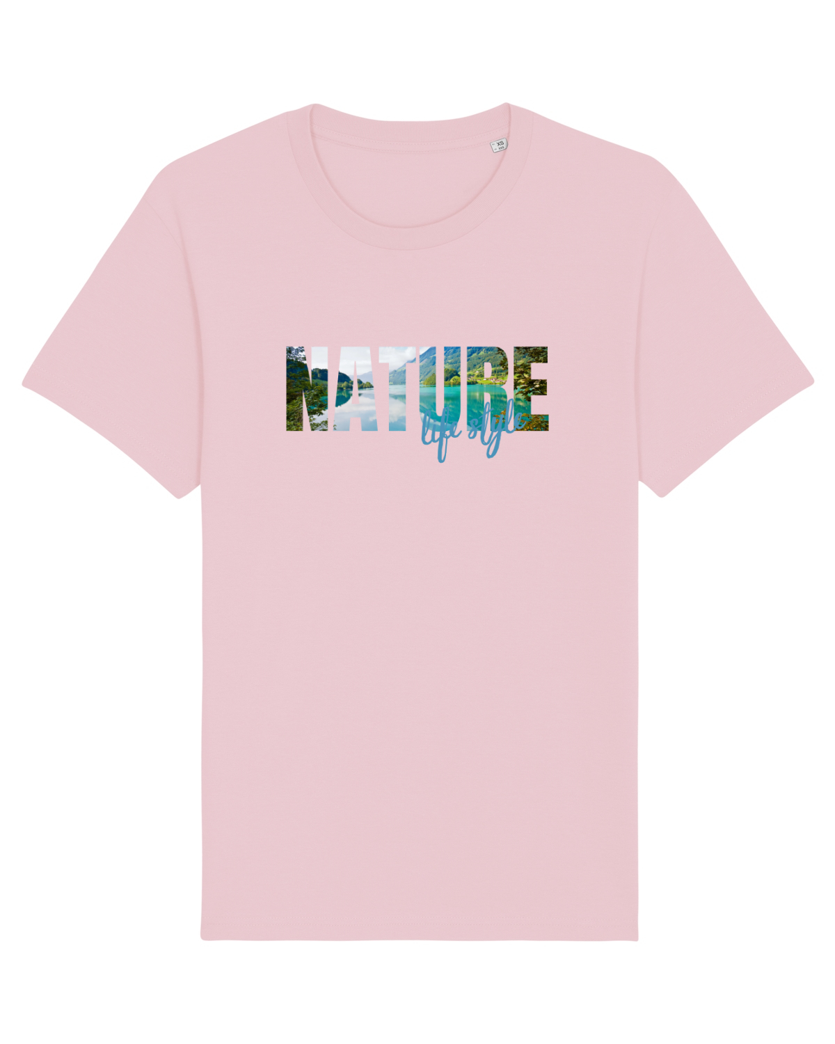 Tricou mânecă scurtă Unisex Rocker Cotton Pink