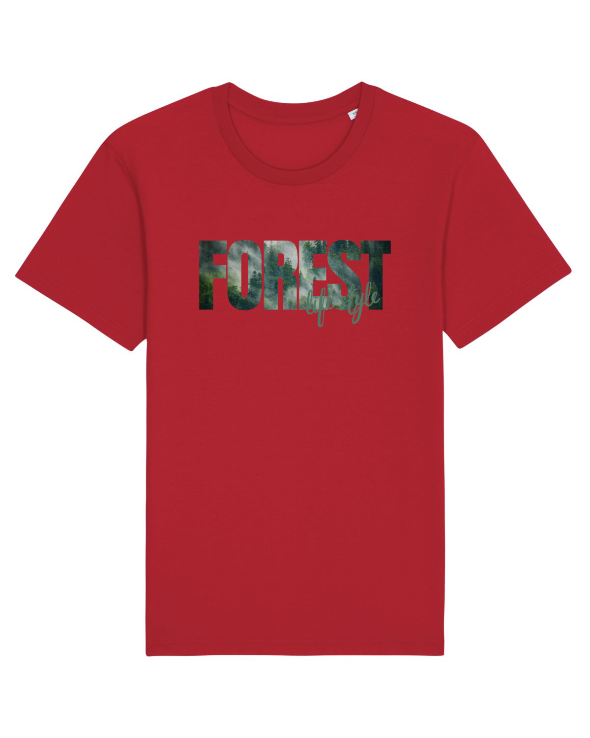 Tricou mânecă scurtă Unisex Rocker Red