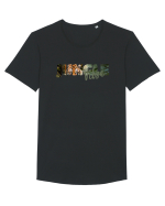 Jungle  Tricou mânecă scurtă guler larg Bărbat Skater