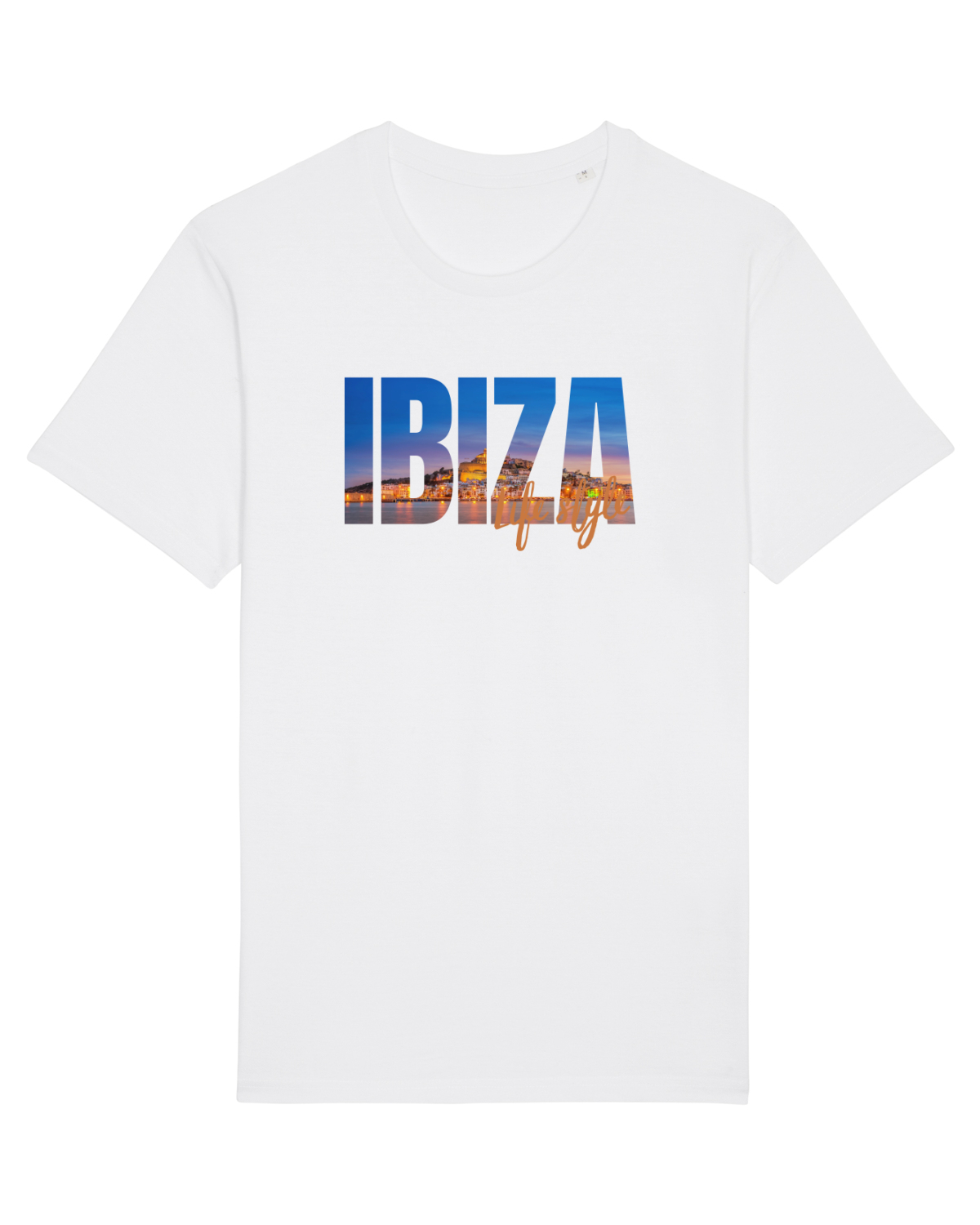 Tricou mânecă scurtă Unisex Rocker White