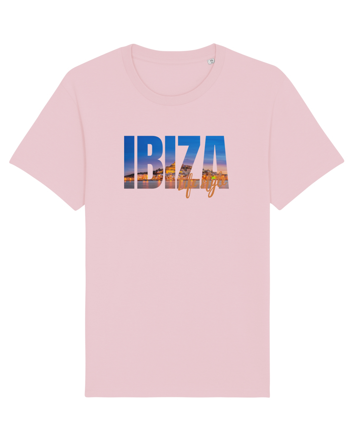 Tricou mânecă scurtă Unisex Rocker Cotton Pink