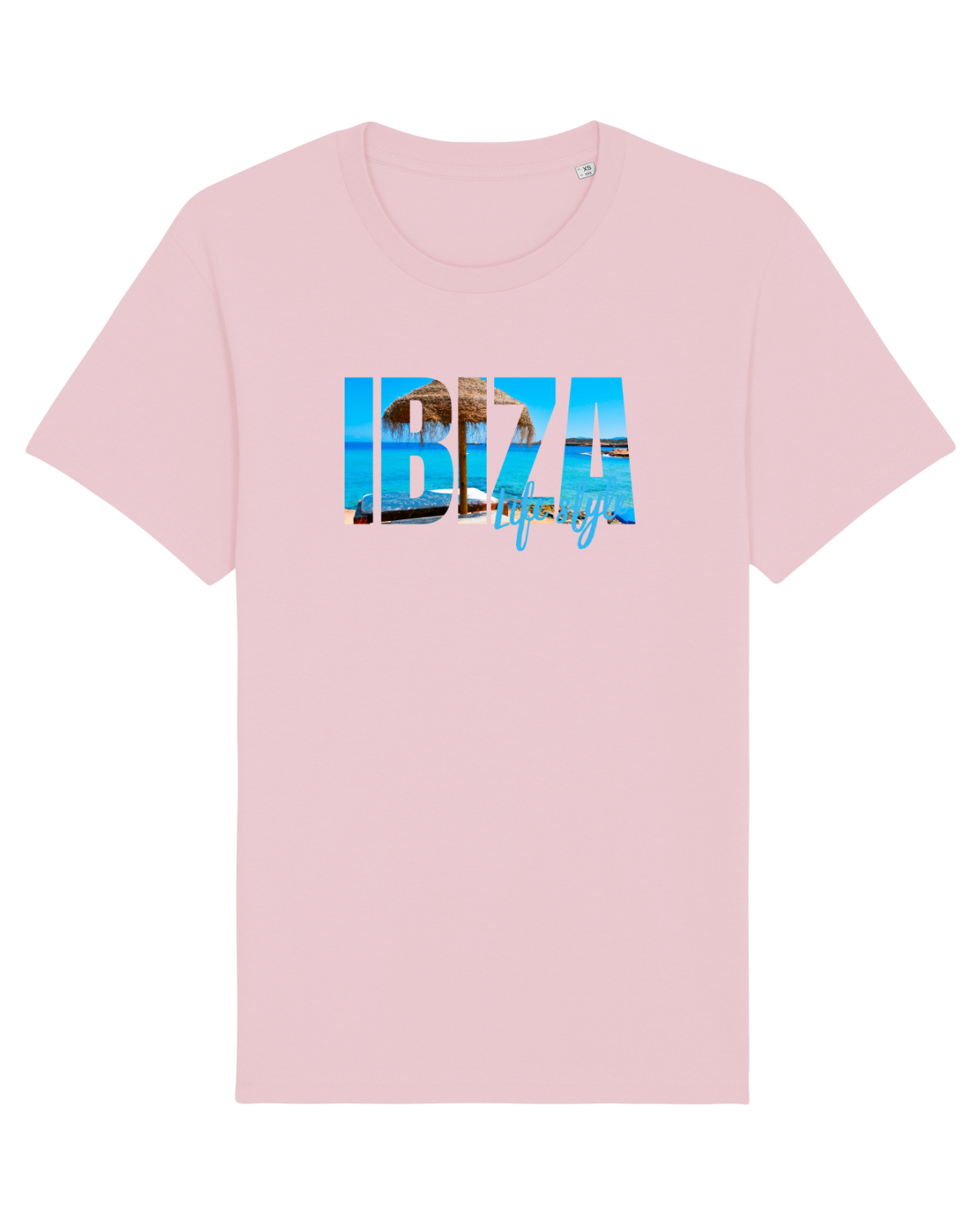 Tricou mânecă scurtă Unisex Rocker Cotton Pink