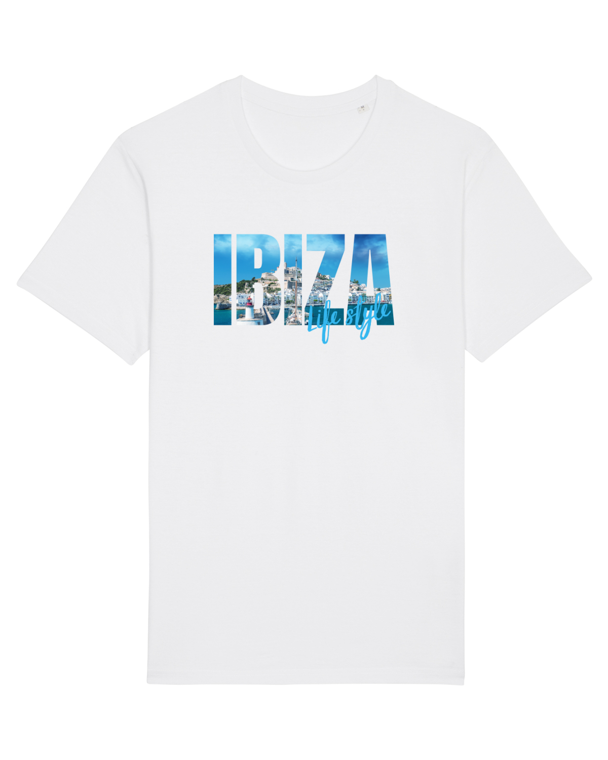 Tricou mânecă scurtă Unisex Rocker White