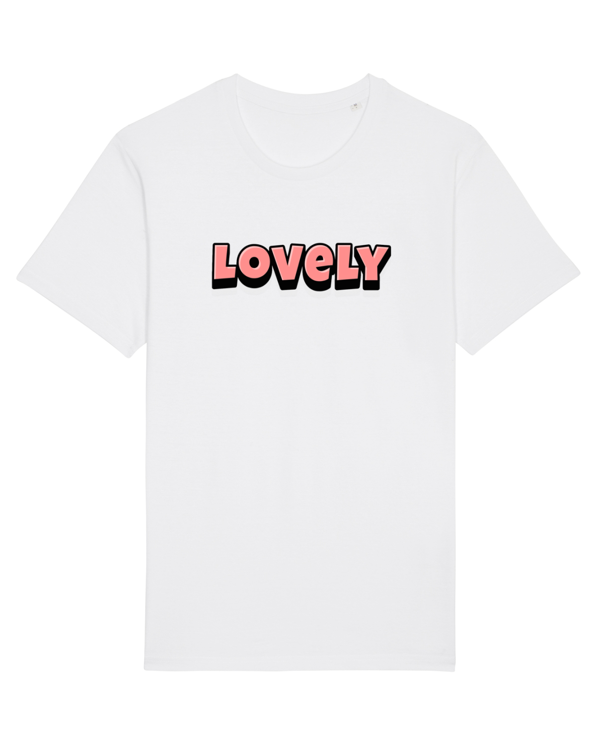 Tricou mânecă scurtă Unisex Rocker White