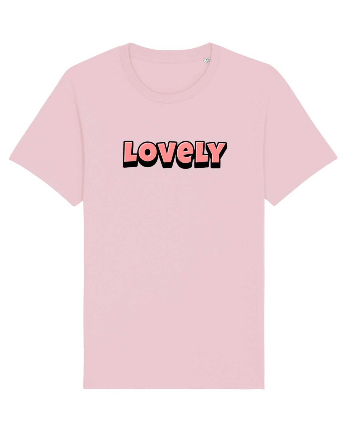 Tricou mânecă scurtă Unisex Rocker Cotton Pink