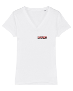 Lovely Tricou mânecă scurtă guler V Damă Evoker