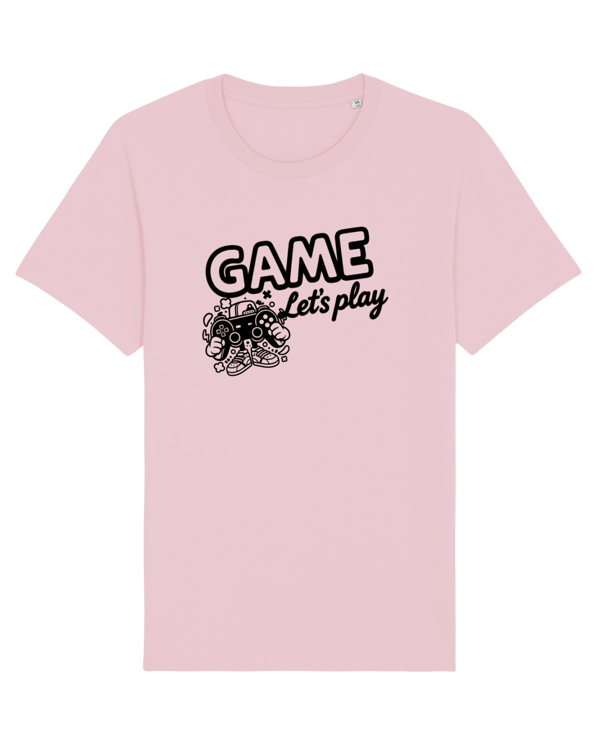 Tricou mânecă scurtă Unisex Rocker Cotton Pink