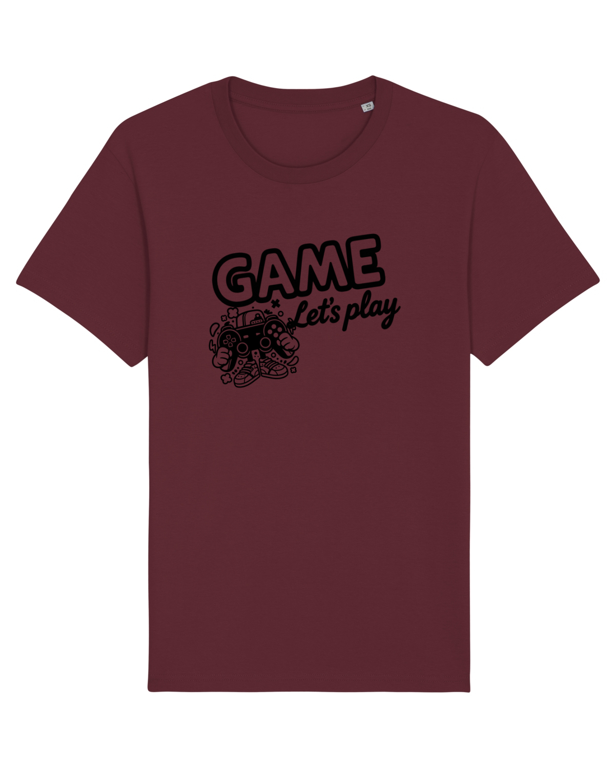 Tricou mânecă scurtă Unisex Rocker Burgundy