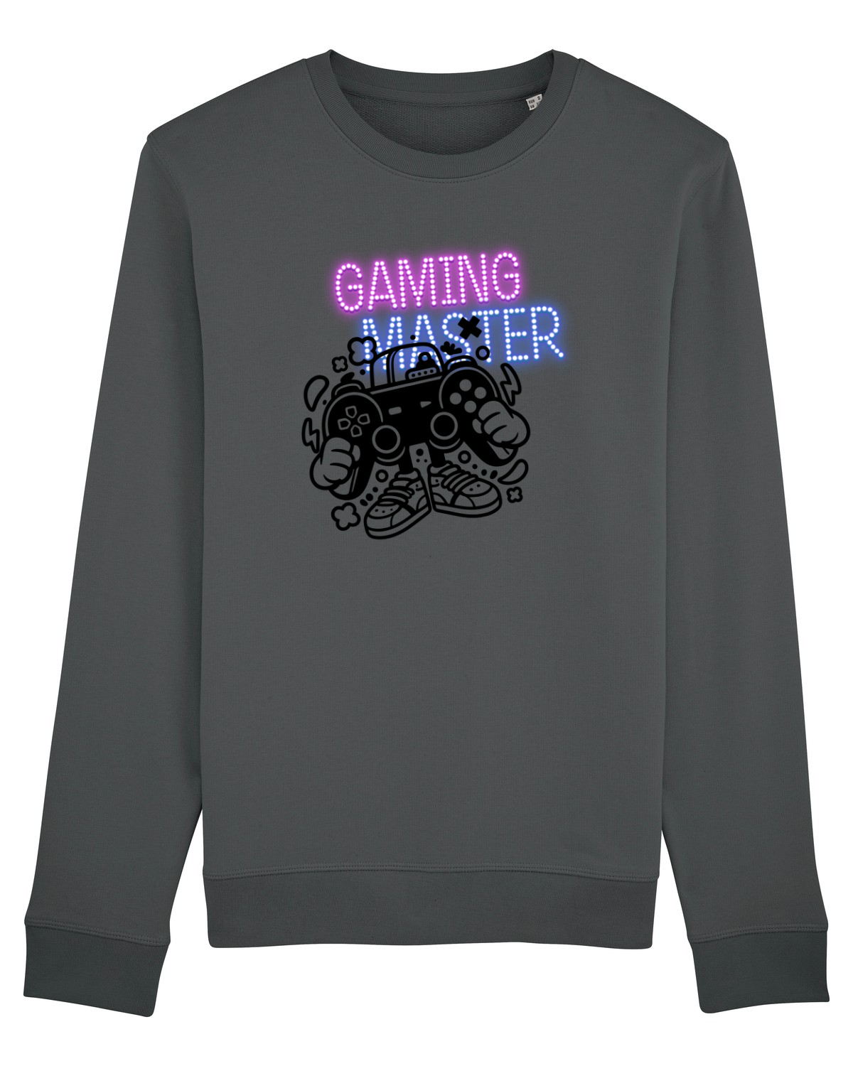 Bluză mânecă lungă Unisex Rise Anthracite
