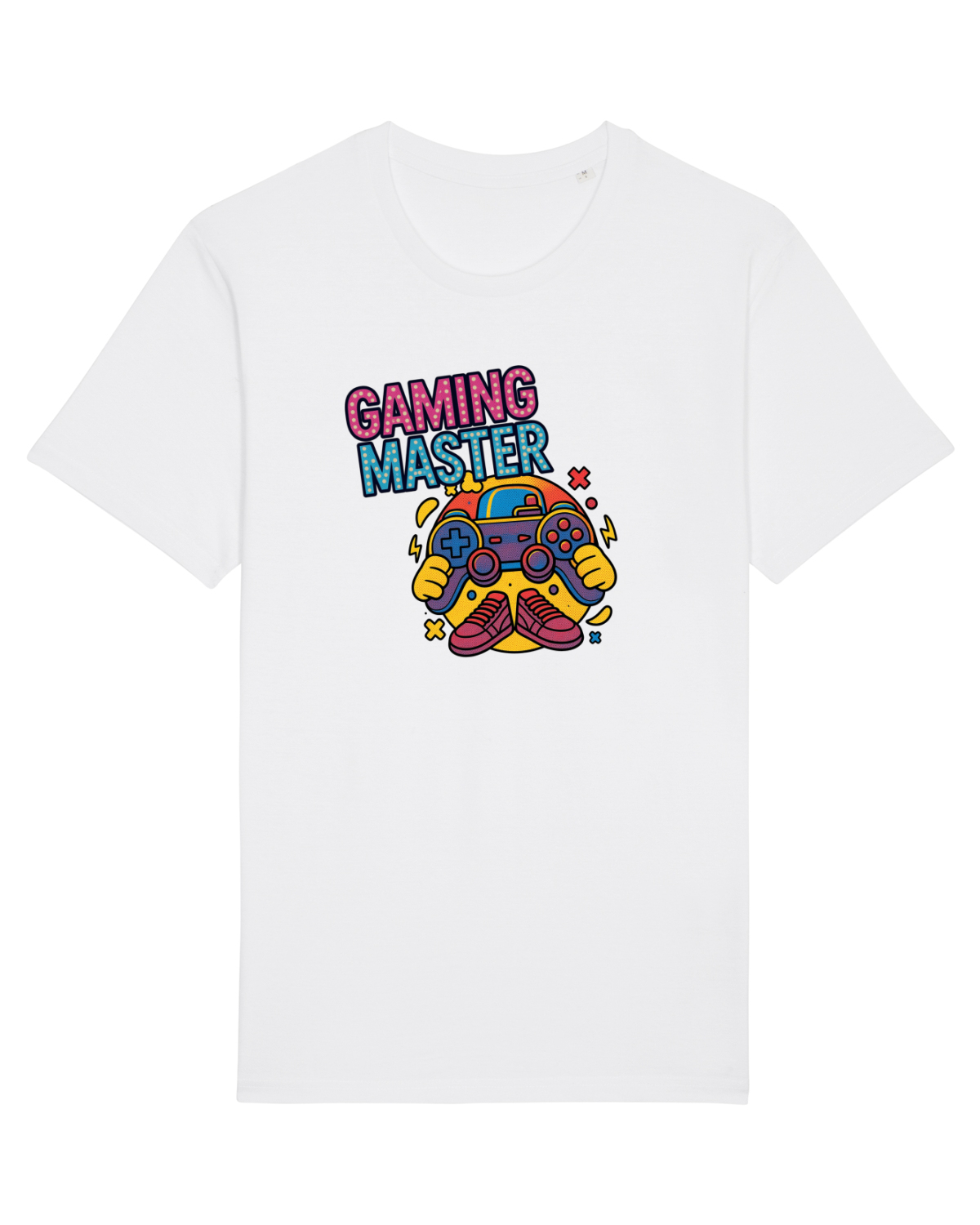 Tricou mânecă scurtă Unisex Rocker White