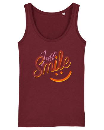 Smile  Burgundy