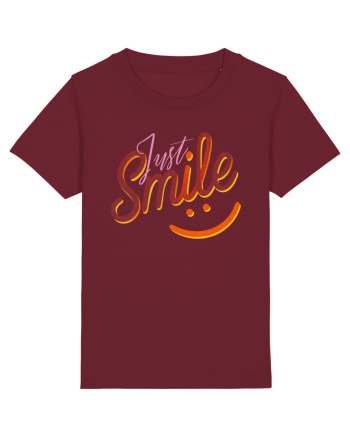 Smile  Burgundy