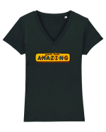 Amazing  Tricou mânecă scurtă guler V Damă Evoker