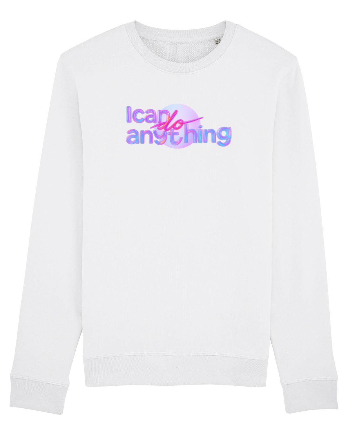 Bluză mânecă lungă Unisex Rise White