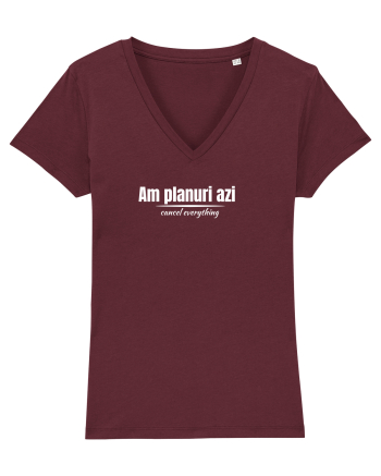 Am planuri azi Burgundy