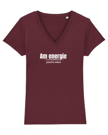 Am energie... Burgundy